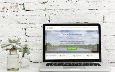 Создание простого сайта-лендинга на WordPress для рыболовной базы