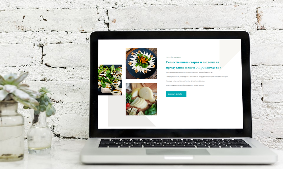 Создание интернет-магазина Ремесленных сыров и молочной продукции на WordPress